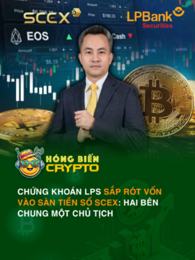 Chứng khoán LPS sắp rót vốn vào sàn tiền số SCEX: Hai bên chung một Chủ tịch