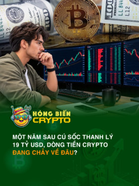 Một năm sau cú sốc thanh lý 19 tỷ USD, dòng tiền crypto đang chảy về đâu?