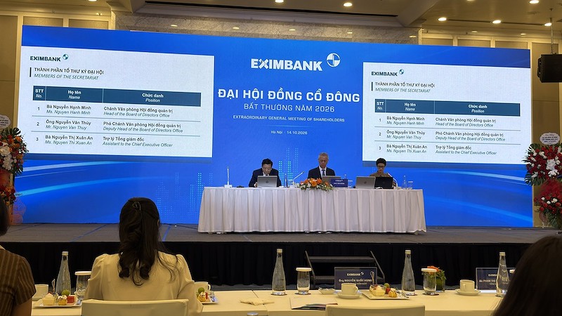 EGM 2026 Eximbank: CEO Phạm Thị Huyền Trang được đề cử trở lại HĐQT, tính chuyện gỡ trần room ngoại 6%