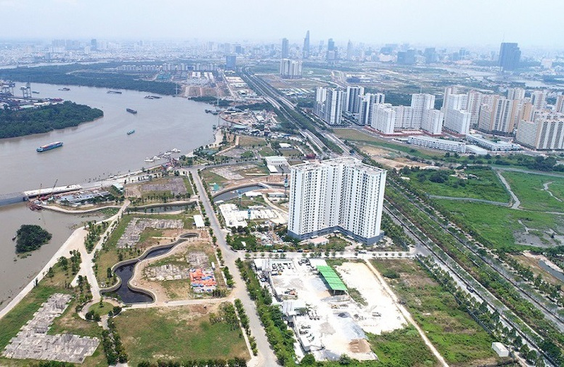 Dự án Bình Khánh – The Water Bay rộng khoảng 30,2 ha, nằm trong Khu đô thị mới Thủ Thiêm (Ảnh: VGP)