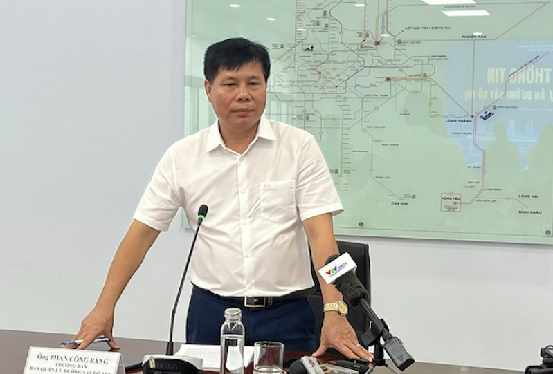 Ông Phan Công Bằng, Trưởng Ban quản lý Đường sắt đô thị TP. HCM (Ảnh: VGP)