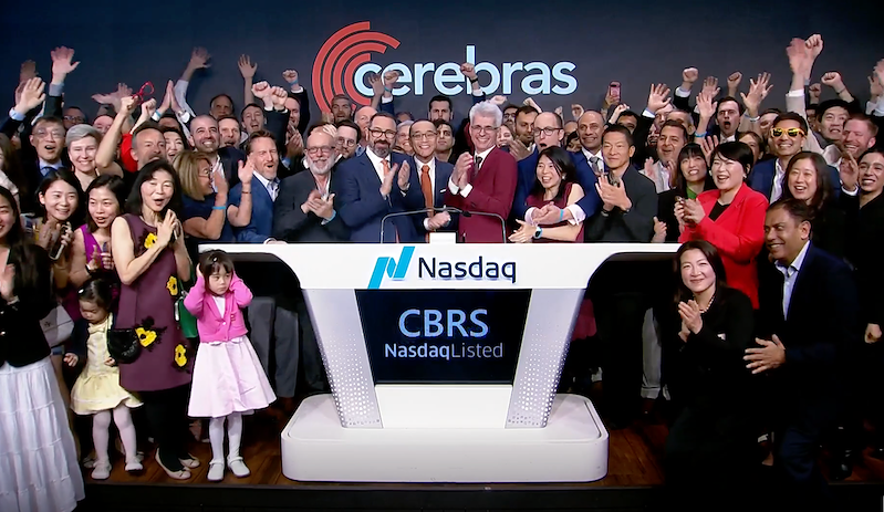 Cerebras niêm yết trên Nasdaq vào tháng 5/2026, với mã chứng khoán CBRS
