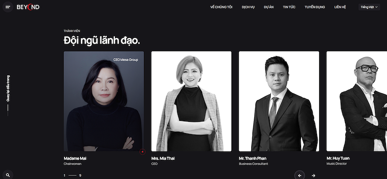 Bà Lưu Thị Tuyết Mai – “Madame Mai” – được giới thiệu là Chủ tịch (Chairwoman) của Beyond Bà Lưu Thị Tuyết Mai – “Madame Mai” – được giới thiệu là Chủ tịch (Chairwoman) của Beyond
