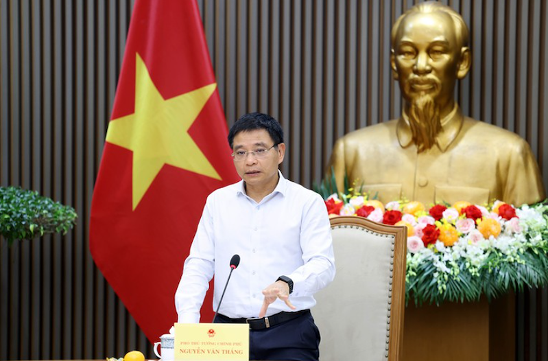 Phó Thủ tướng Nguyễn Văn Thắng phát biểu tại cuộc họp (Ảnh: VGP)