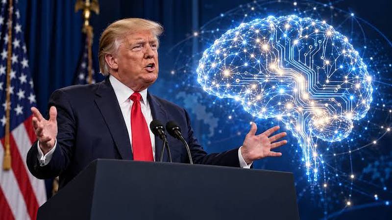 Tổng thống Mỹ Donald Trump đổi tên AI thành 'siêu trí tuệ'