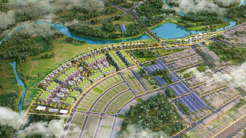 Phối cảnh dự án Riverview Lương Sơn của Taseco Land