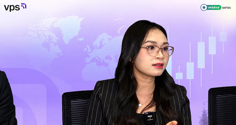 Bà Bùi Trúc Quỳnh – Trưởng phòng Tư vấn Tài chính VPS. Ảnh chụp màn hình