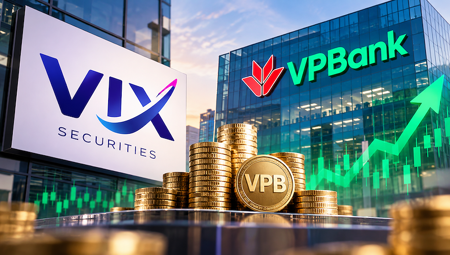Chứng khoán VIX nắm 1% vốn VPBank