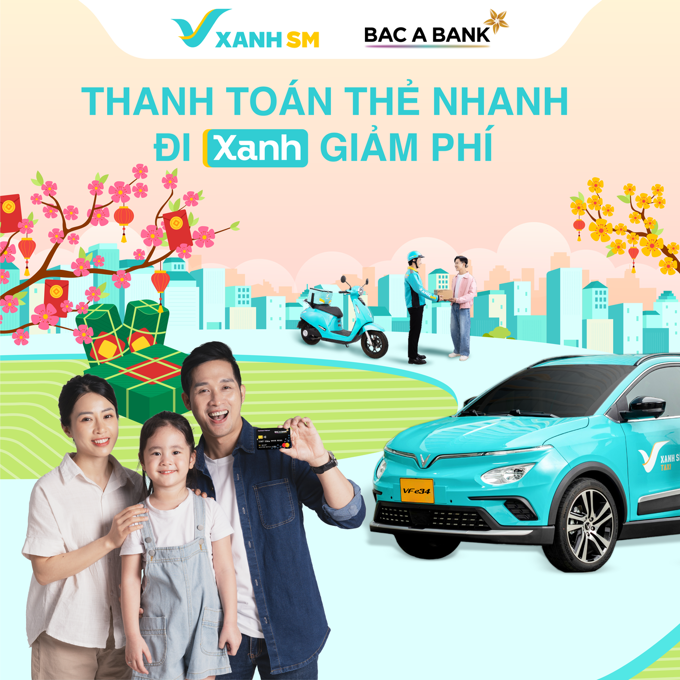 Lướt Xanh SM, săn ngay deal xịn cùng thẻ tín dụng Bac A Bank