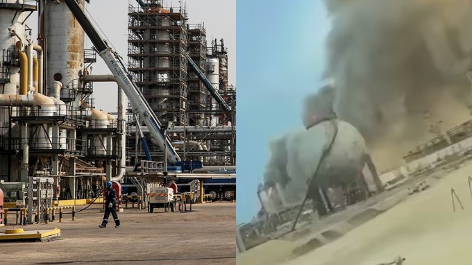 Trung tâm lọc dầu Top 5 thế giới tại  Ả Rập Xê Út bốc cháy sau đòn tấn công của Iran