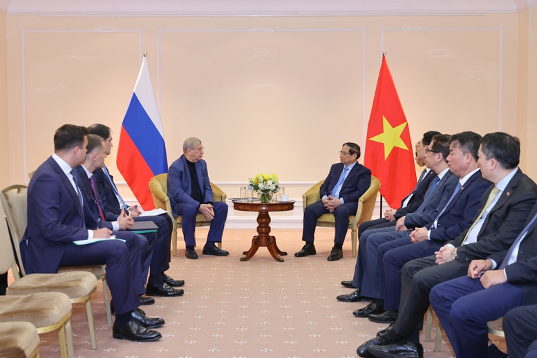 Quang cảnh buổi làm việc (Ảnh:VGP) Quang cảnh buổi làm việc (Ảnh:VGP)