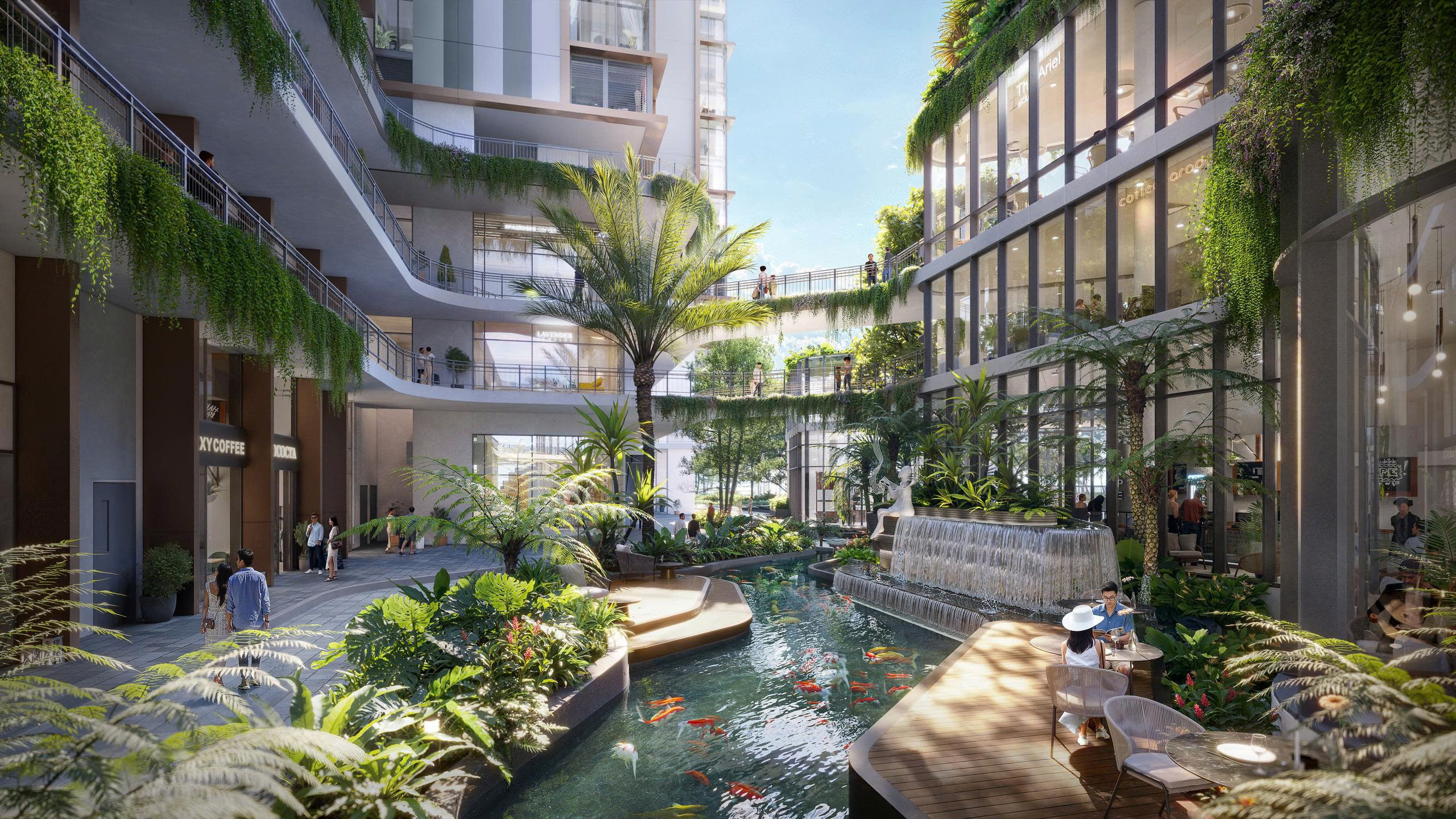 Chất sống resort-living tại Aria Bay và The Spotlight Collection được bồi đắp bởi tiêu chuẩn kiến tạo từ những đối tác danh tiếng toàn cầu.