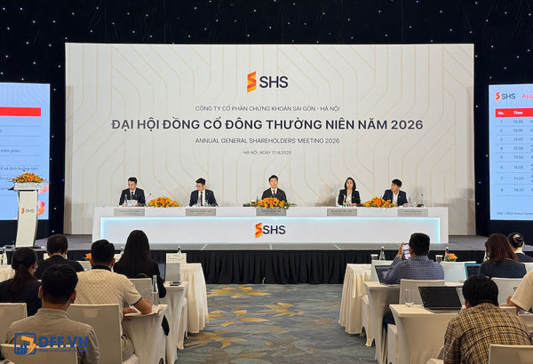 AGM 2026 SHS: Hơn 2.800 cổ đông tham dự, mục tiêu lãi 1.700 tỷ đồng, tăng vốn điều lệ lên 10.000 tỷ đồng