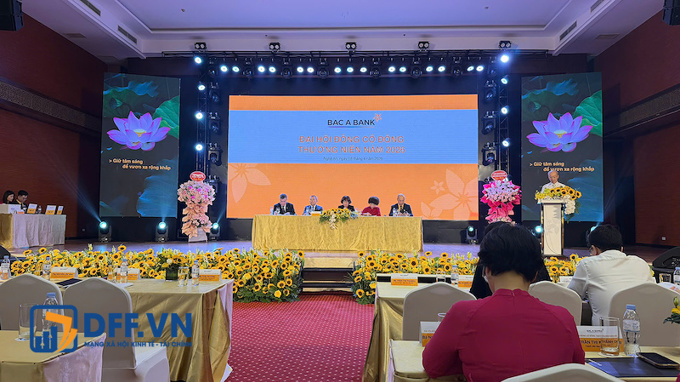 AGM 2026 Bac A Bank: 133 cổ đông đại cho 97% cổ phần tham dự, trình mục tiêu lãi 1.650 tỷ đồng, hoãn huy động vốn từ cổ đông