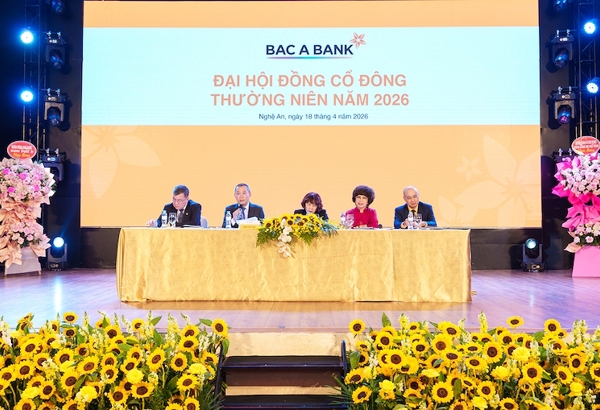 AGM 2026 Bac A Bank:  Chốt mục tiêu lãi 1.650 tỷ đồng, chia cổ tức 7,5% bằng cổ phiếu