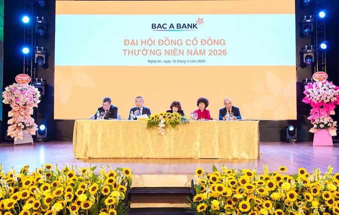 AGM 2026 Bac A Bank:  Chốt mục tiêu lãi 1.650 tỷ đồng, chia cổ tức 7,5% bằng cổ phiếu