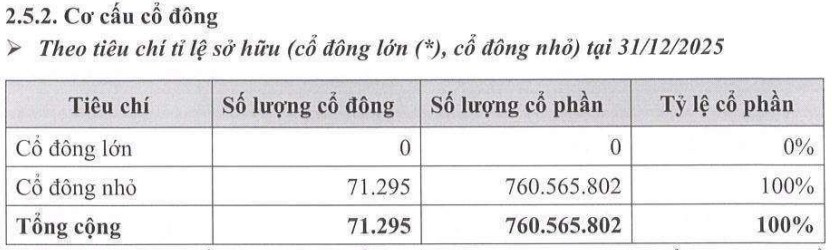 Nguồn: Báo cáo thường niên năm 2025 của EVF