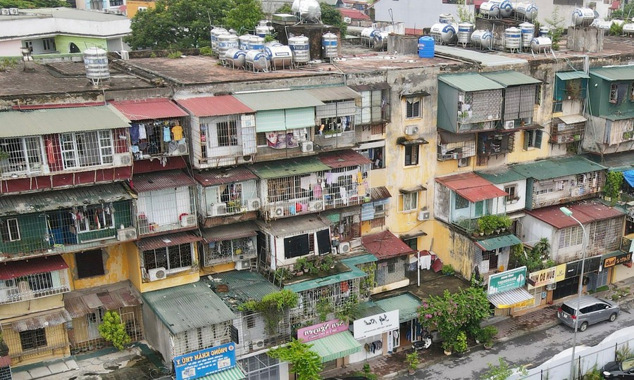 Đại biểu Quốc hội đề xuất không cải tạo nhà cao tầng, chung cư cũ tại Hà Nội (Ảnh: UBND Thành phố Hà Nội)