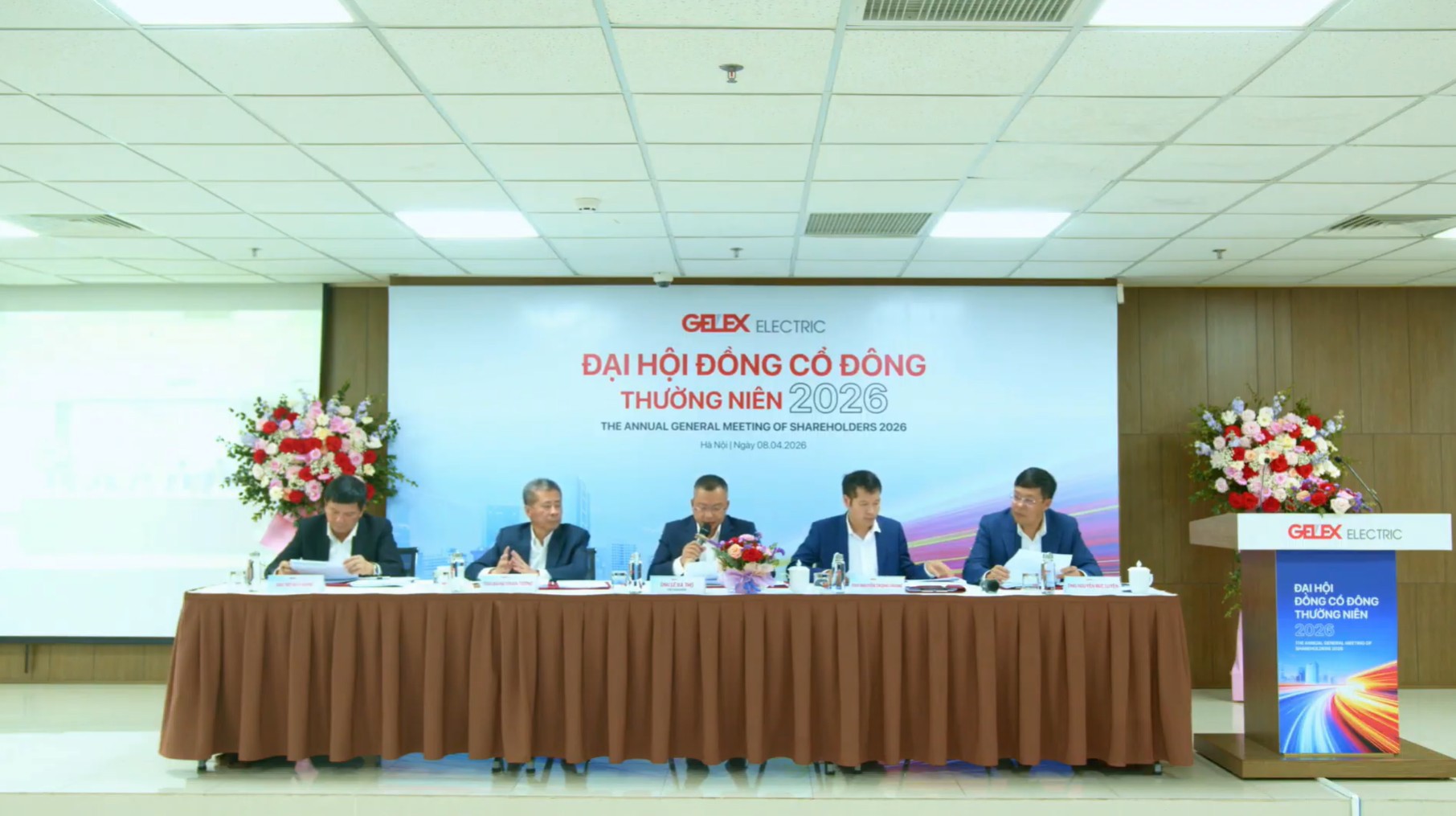 Ban Chủ tọa điều hành AGM 2026 của Gelex Electric Ban Chủ tọa điều hành AGM 2026 của Gelex Electric