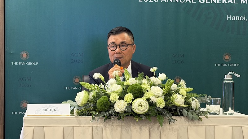 Ông Nguyễn Duy Hưng trả lời chất vấn cổ đông tại AGM 2026 của PAN Group