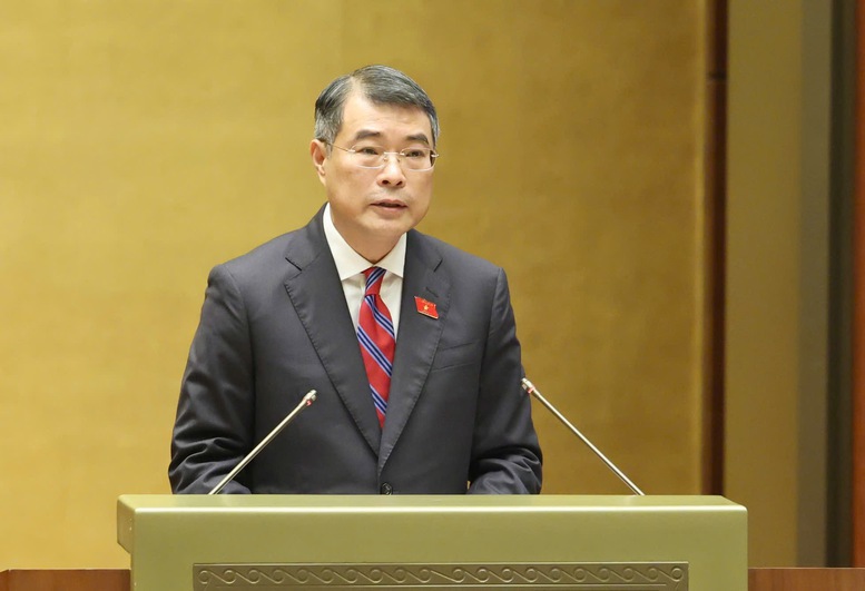 Thủ tướng Lê Minh Hưng trình bày báo cáo tại phiên họp Quốc hội, chiều 9/4 (Ảnh: VGP) Thủ tướng Lê Minh Hưng trình bày báo cáo tại phiên họp Quốc hội, chiều 9/4 (Ảnh: VGP)