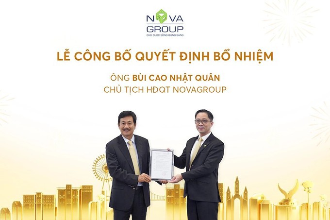 Ông Bùi Cao Nhật Quân thay cha làm Chủ tịch NovaGroup