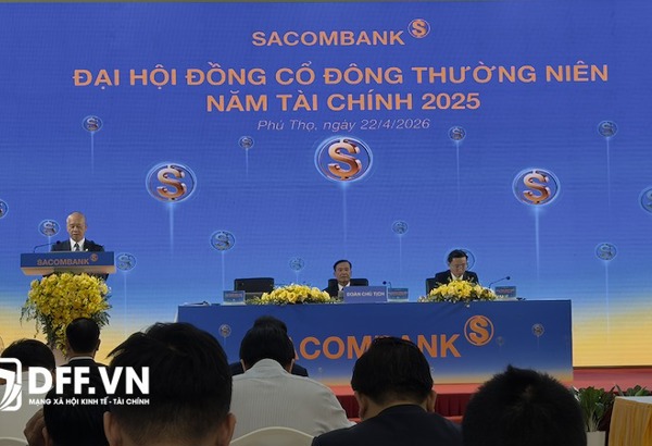 AGM 2026 Sacombank: Quý 1 lãi 3.500 tỷ đồng, ông Nguyễn Đức Thụy đắc cử HĐQT, chốt đổi tên, chuyển trụ sở