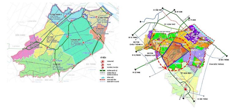 Vị trí quy hoạch Khu đô thị du lịch nghỉ dưỡng Mekong