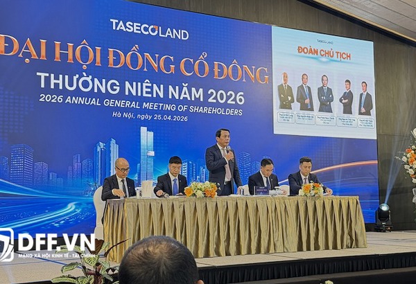 AGM 2026 Taseco Land: Trình mục tiêu lãi gấp 4 lần, cổ tức tối đa 40%