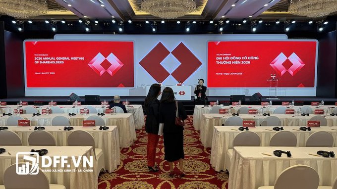 AGM 2026 Techcombank: Dự chia cổ phiếu thưởng 60%, cổ tức 7% tiền mặt, tăng vốn điều lệ vượt 113.000 tỷ đồng