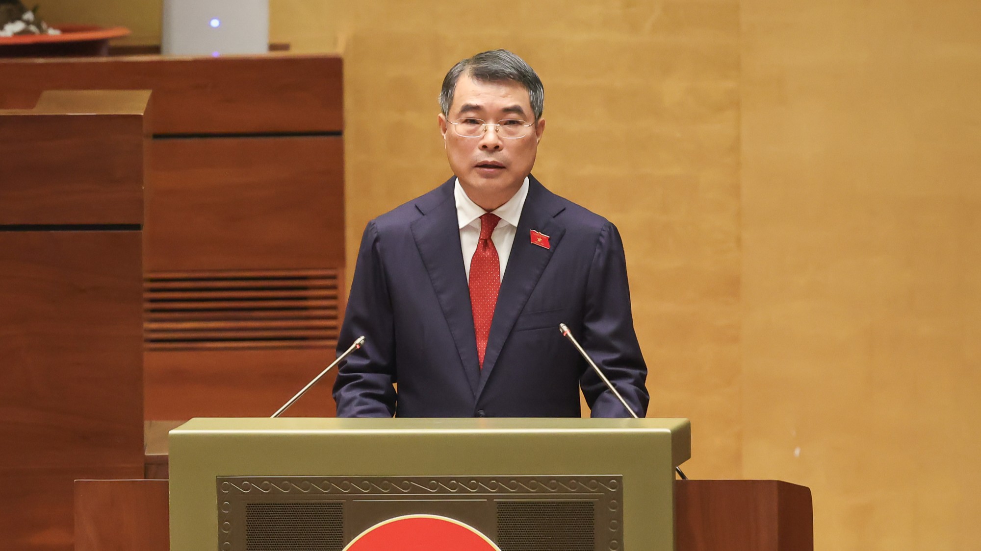 Thủ tướng Lê Minh Hưng phát biểu sau lễ tuyên thệ nhậm chức (Ảnh: VGP) Thủ tướng Lê Minh Hưng phát biểu sau lễ tuyên thệ nhậm chức (Ảnh: VGP)