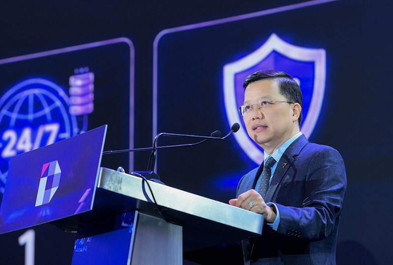 Ông Nguyễn Hưng – Tổng Giám đốc TPBank nhấn mạnh chiến lược làm chủ trí tuệ nhân tạo để bảo vệ niềm tin số cho khách hàng.
