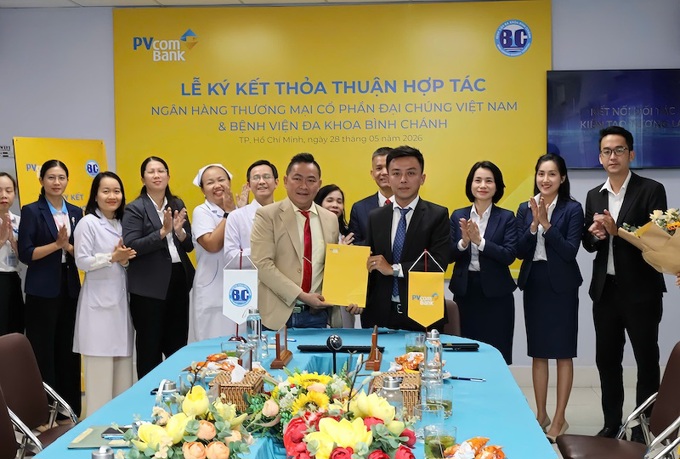 PVcomBank ký kết hợp tác với Bệnh viện Đa khoa Bình Chánh, thúc đẩy thanh toán không dùng tiền mặt trong y tế