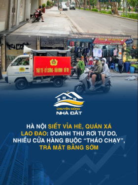 Hà Nội siết vỉa hè, quán xá lao đao: Doanh thu rơi tự do, nhiều cửa hàng buộc “tháo chạy”, trả mặt bằng sớm