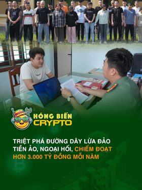 Triệt phá đường dây lừa đảo tiền ảo, ngoại hối, chiếm đoạt hơn 3.000 tỷ đồng mỗi năm