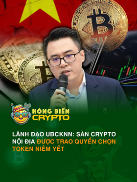 Lãnh đạo UBCKNN: Sàn crypto nội địa được trao quyền chọn token niêm yết