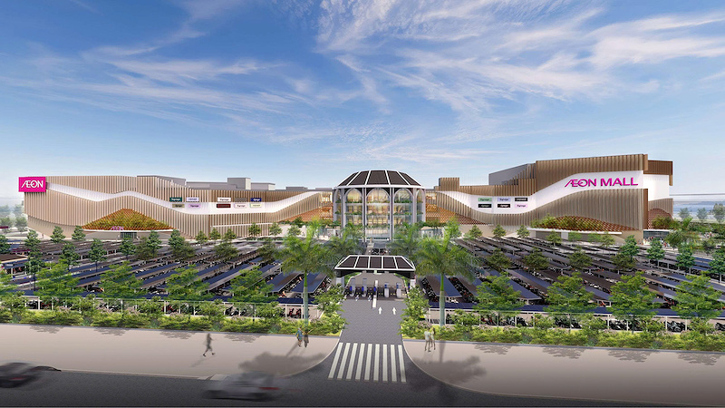 Phối cảnh Dự án Trung tâm Thương mại AEON MALL Đà Nẵng Hòa Xuân. Ảnh: BIM Group/AEONMALL Việt Nam