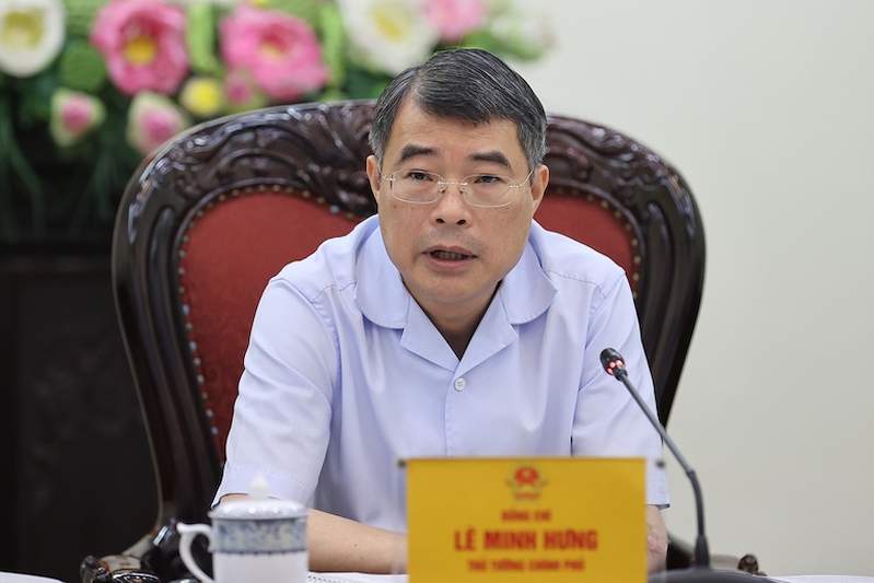 Thủ tướng Lê Minh Hưng nhấn mạnh phải khai thác thương mại sân bay Long Thành trong năm nay  (Ảnh: VGP)