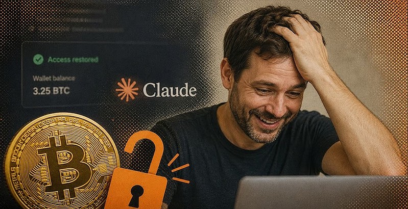 Cấp quyền cho Claude AI truy cập vào máy tính cũ, chàng trai tìm lại được mất khẩu ví chứa 5 Bitcoin sau gần 11 năm