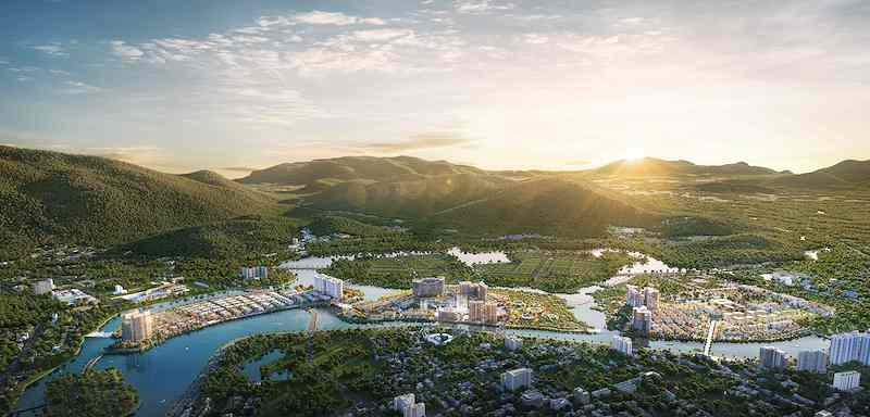 Dự án Charmora City do Sun Group phát triển quy hoạch 3 “đảo” thành ba phân khu chức năng. Dự án Charmora City do Sun Group phát triển quy hoạch 3 “đảo” thành ba phân khu chức năng.