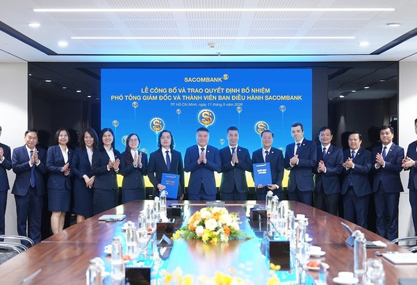 Rời LPBank, ông Lưu Danh Đức và Nguyễn Hoàng Hải làm Phó Tổng giám đốc Sacombank