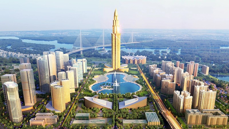 Phối cảnh dự án Thành phố thông minh Bắc Hà Nội