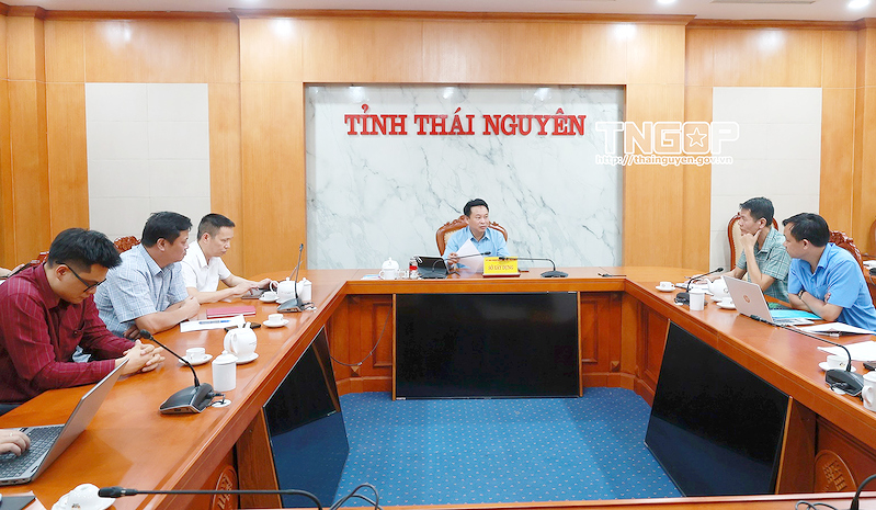 Sở Xây dựng tỉnh Thái Nguyên đã có cuộc họp với các sở, ngành, doanh nghiệp để rà soát tiến độ và công tác chuẩn bị các dự án dự kiến khởi công dịp 19/5/2026 (Ảnh: thainguyen.gov)