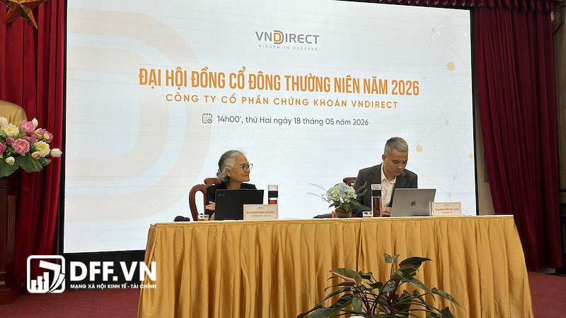 AGM 2026 VNDirect: Chốt mục tiêu lãi 2.400 tỷ đồng, quyết tăng vốn lên 20.000 tỷ đồng