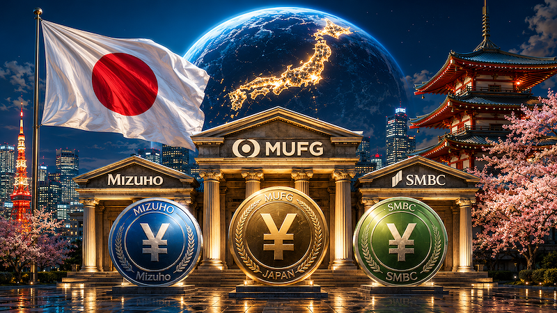 Ba ngân hàng lớn nhất Nhật Bản sẽ phát hành stablecoin chung trước tháng 3/2027