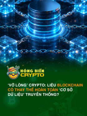 ‘Vỡ lòng’ Crypto: Liệu blockchain có thay thế hoàn toàn ‘cơ sở dữ liệu’ truyền thống?