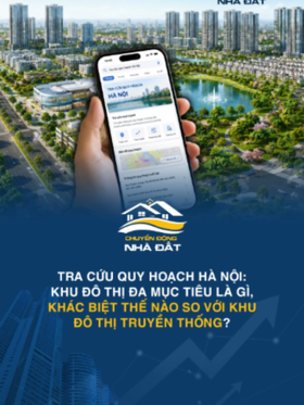 Tra cứu quy hoạch Hà Nội: Khu đô thị đa mục tiêu là gì, khác biệt thế nào so với khu đô thị truyền thống?