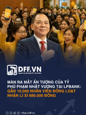 Màn ra mắt ấn tượng của tỷ phú Phạm Nhật Vượng tại LPBank: Gần 10.000 nhân viên đồng loạt nhận lì xì 680.000 đồng