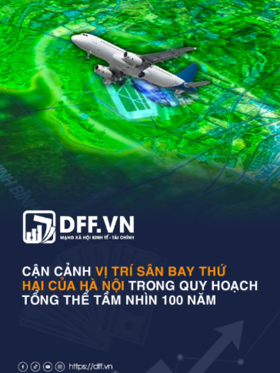 Trong hình ảnh từ sa bàn, khu vực sân bay thứ 2 được thể hiện nổi bật ở cực phía Nam Thủ đô, gần trục kết nối hướng về Ninh Bình và tuyến đường trục phía Nam Hà Nội.