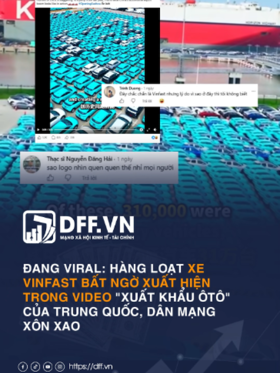 Đang viral: Hàng loạt xe VinFast bất ngờ xuất hiện trong video "xuất khẩu ôtô" của Trung Quốc, dân mạng xôn xao